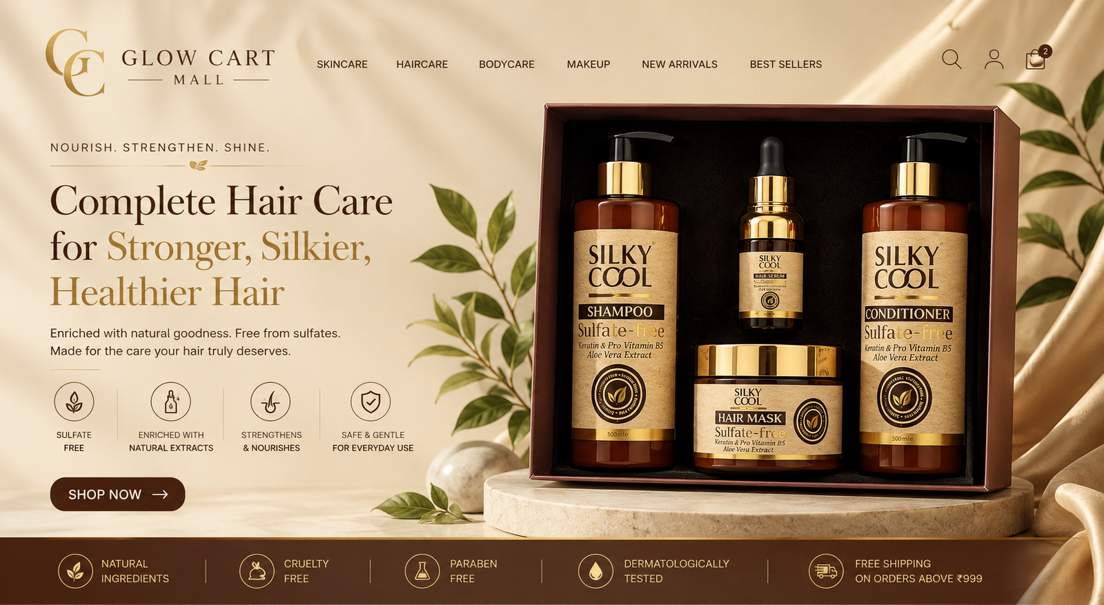 Silky Cool Complete Hair Care